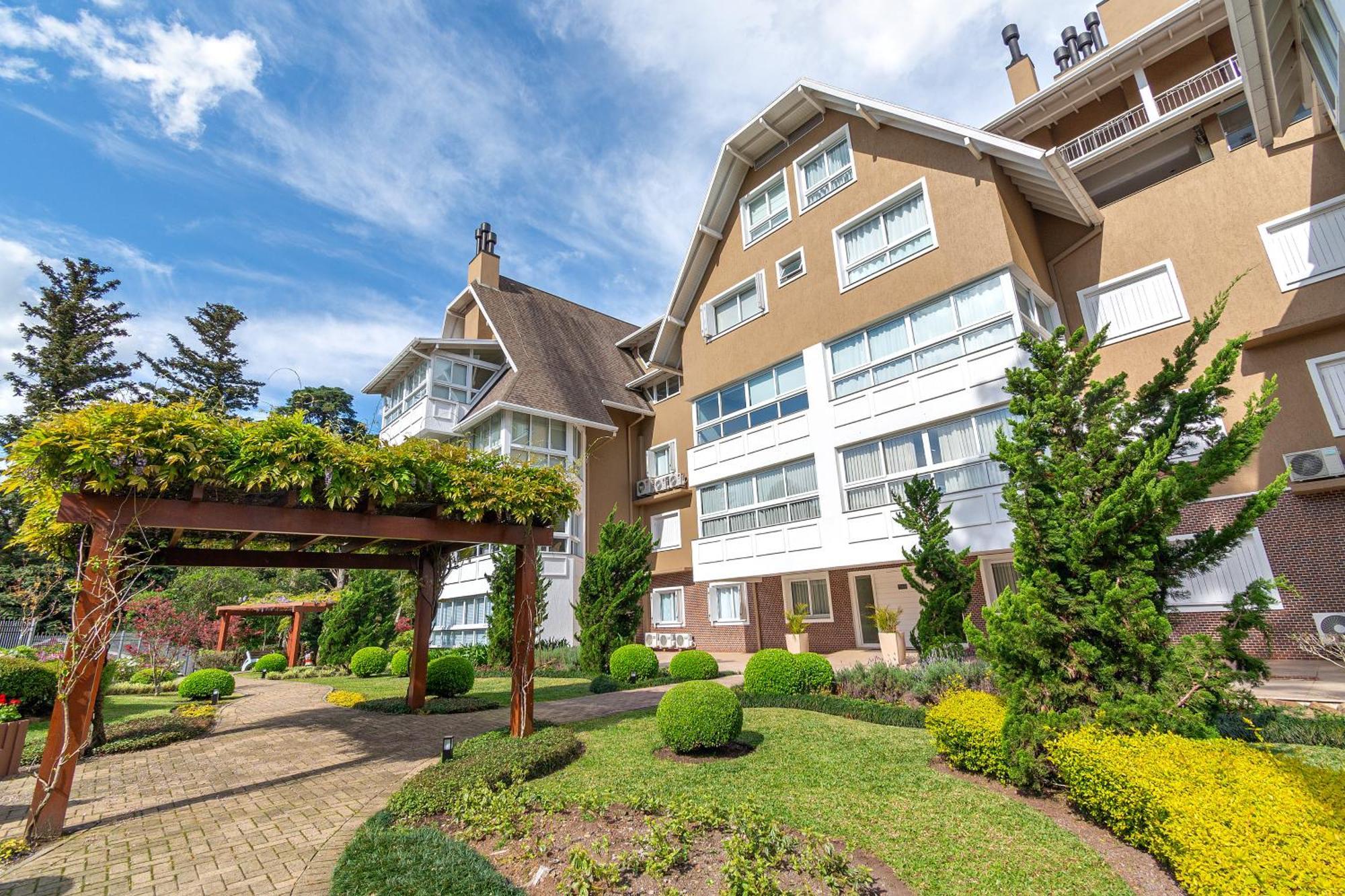 Luxuoso Apartamento Central Para 10 Pessoas Gramado Ngoại thất bức ảnh
