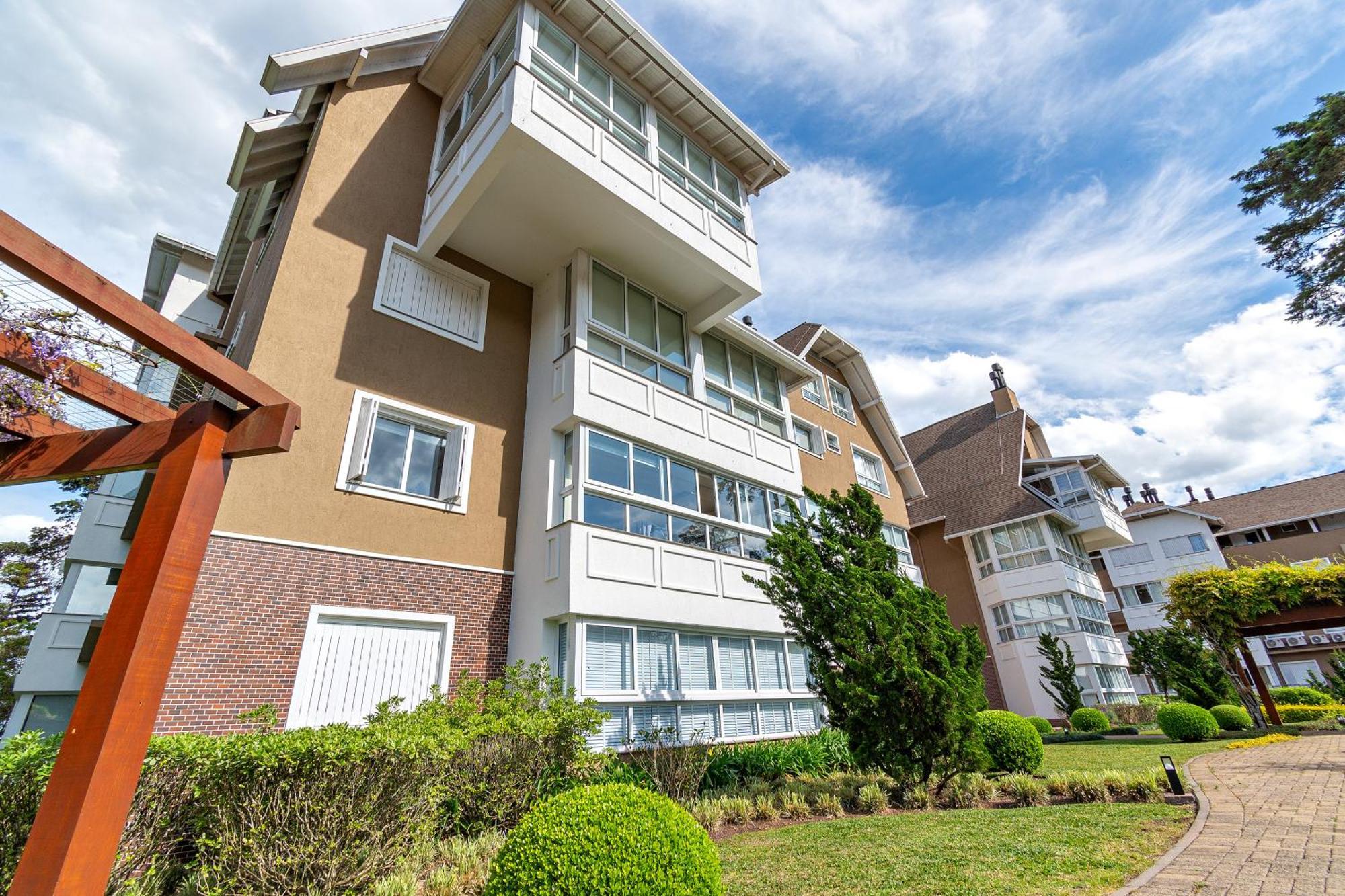 Luxuoso Apartamento Central Para 10 Pessoas Gramado Ngoại thất bức ảnh